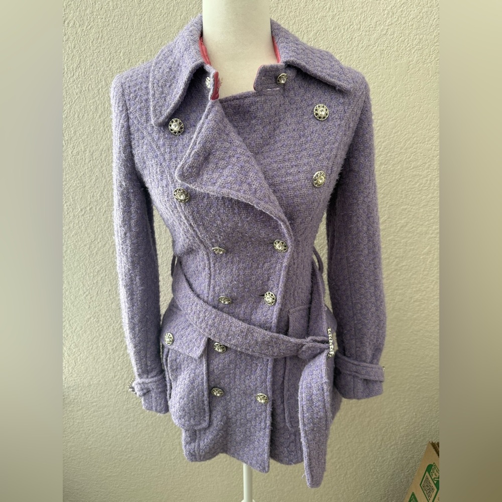 Marciano Purple Pea Coat